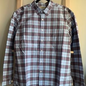 Burberry Long Sleeve Shirt Light Blue